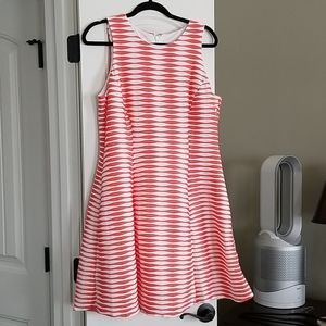Stripe knit dress